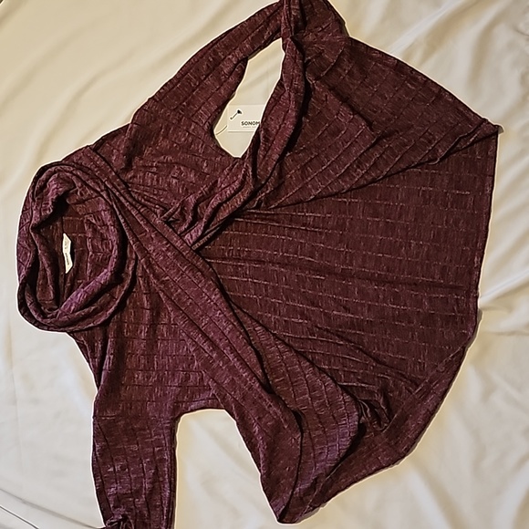 NWT Sonoma Maternity Maroon Sweater XL-Maternity - Picture 8 of 8